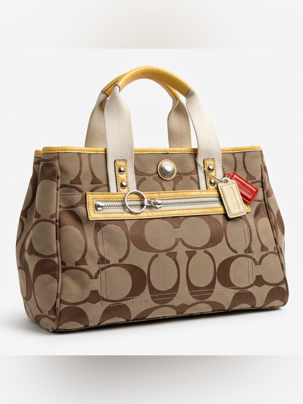 COACH DAISY SIGNATURE TOTE BAG